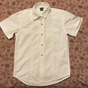 GAP Little Boys Sz  S (6/7) White Short Slve Shirt